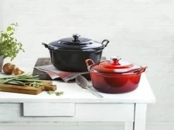 Le Creuset Braadpan Faitout Tradition Kersenrood - ø 24 Cm / 3 Liter -Keukenbenodigdheden Winkel 1200x898 1