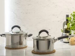 Sola Pannenset Venice - 4 Delig - Ø 16,16,18,20 Cm - Zilver - RVS - Sandwichbodem -Keukenbenodigdheden Winkel 1200x906 8