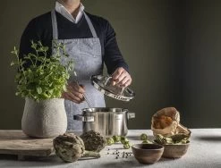 Sola Pannenset Juvia - 4 Delig - Ø 16,16,18,20 Cm - Zilver - RVS - Sandwichbodem -Keukenbenodigdheden Winkel 1200x911