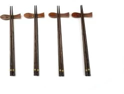 Asiansticks - Luxe Houten Chopsticks Met Houder - Sushiset Voor 4 Personen - Cadeauset -Keukenbenodigdheden Winkel 1200x912 4