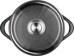 Smile 10-Delige Pannenset - Anti Aanbaklaag - Vaatwasser Bestendig - Zwart - MGK-17 -Keukenbenodigdheden Winkel 1200x919 2