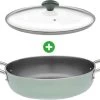 Primecook - Braadpan / Hapjespan Met Deksel - Ø 28 Cm - PFAS-vrij - Inductie - Ecoshield