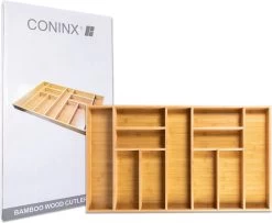 Grote Bestekbak Bamboe 81x47CM - Coninx Besteklade - Opbergbak - Duurzaam - Bamboe - Voor Laden Vanaf 47cm Diep 15 Grote Bestekbak Bamboe 81x47CM - Coninx Besteklade - Opbergbak - Duurzaam - Bamboe - Voor Laden Vanaf 47cm Diep -Keukenbenodigdheden Winkel 1200x987 3