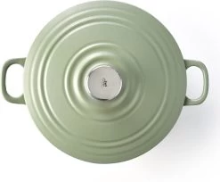 BK Bourgogne Braadpan Ø 24 Cm - Groen - Gietijzer - Inductie 9 BK Bourgogne Braadpan Ø 24 Cm - Groen - Gietijzer - Inductie -Keukenbenodigdheden Winkel 1200x993