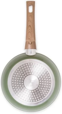 Just Vegan Koekenpan ECO Met Afneembaar Handvat 20 Cm Aluminium Groen -Keukenbenodigdheden Winkel 651x1200