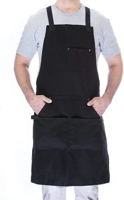 BBQ Schort - Professioneel - Schort - Zwart - Keukenschort - Kwaliteit - Garantie - 68 Cm X 86 Cm -Keukenbenodigdheden Winkel 746x1200 1