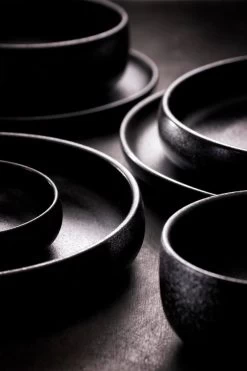 Maastricht Porselein Serviesset Universe Porselein 6-persoons 24-delig Zwart -Keukenbenodigdheden Winkel 800x1200 30