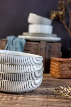 Selinex Stoneware - Serviesset - Grijs - 16 Delig 4 Persoons - CADEAUTIP - CADEAU -Keukenbenodigdheden Winkel 800x1200 37