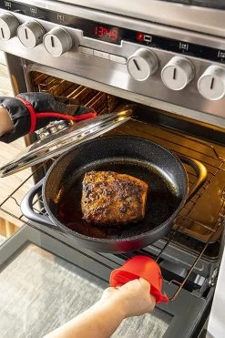 Smile 10-Delige Pannenset - Anti Aanbaklaag - Vaatwasser Bestendig - Zwart - MGK-17 -Keukenbenodigdheden Winkel 800x1200 7