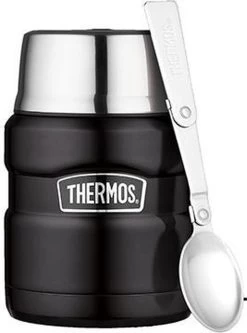Thermos King Voedseldrager - 47 Cl - Mat Zwart -Keukenbenodigdheden Winkel 890x1200