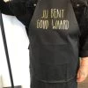 Keukenschort Met Grappige Tekst Bedrukt Cadeau Jij Bent Goud Waard| Katoenen Barbecueschort Keuken BBQ Schort Kookschort Kokschort | Opa Oma Mama Papa Juf Meester Bedanken Collega Vriendin Juffendag Vaderdag Moederdag Verjaardag Man Vrouw